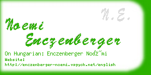 noemi enczenberger business card